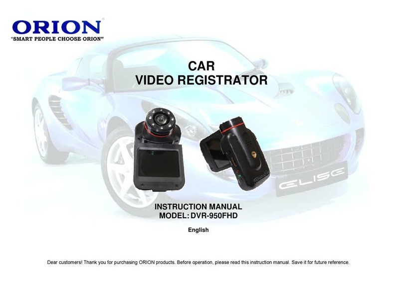 Orion DVR-950FHD instruction manual