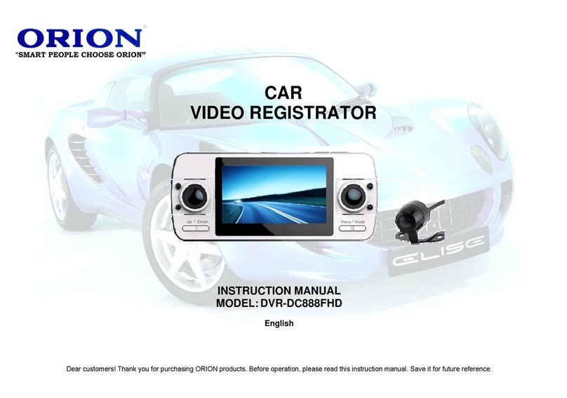 Orion DVR-DC888FHD User manual