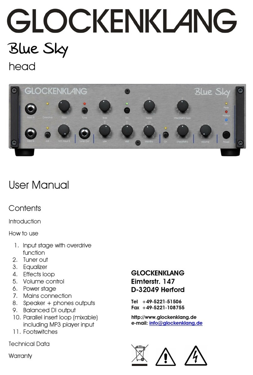 GLOCKENKLANG Blue Sky user manual