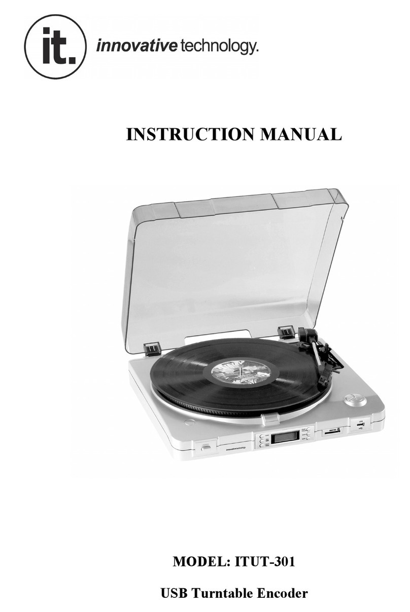 Innovative Technology ITUT-301 instruction manual