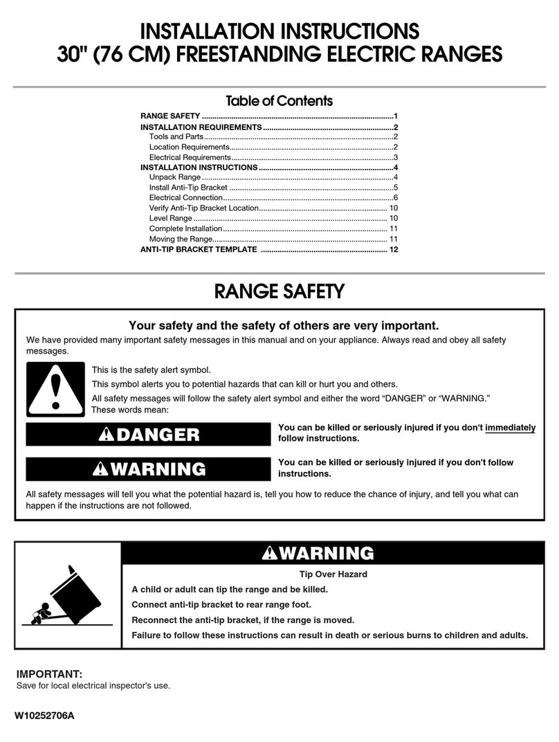 Whirlpool W10252706A installation instructions