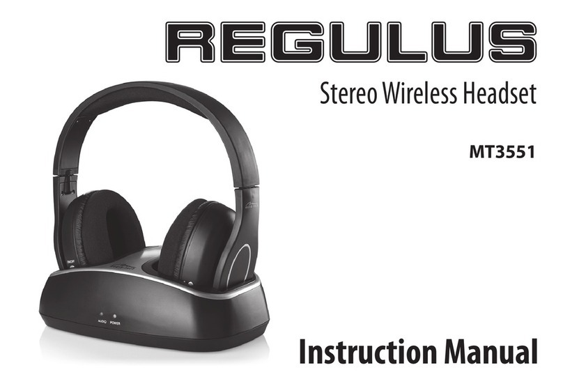 Regulus MT3551 instruction manual