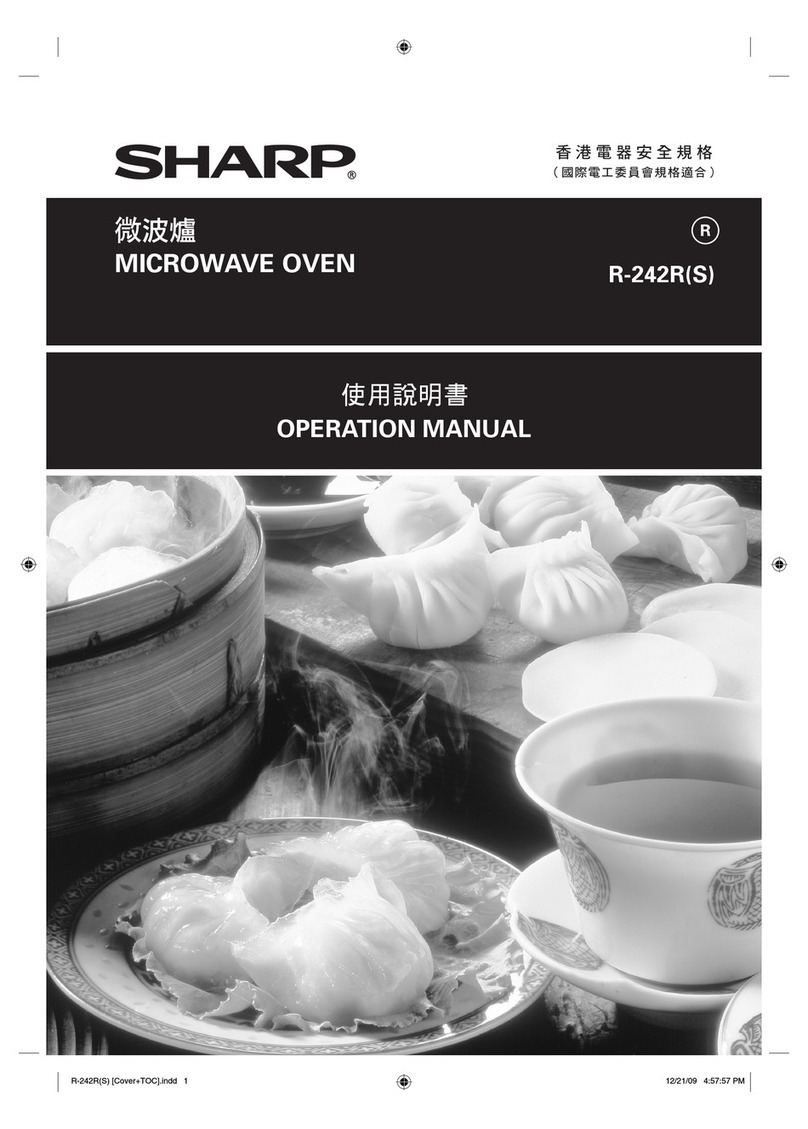 Sharp R-242R User manual