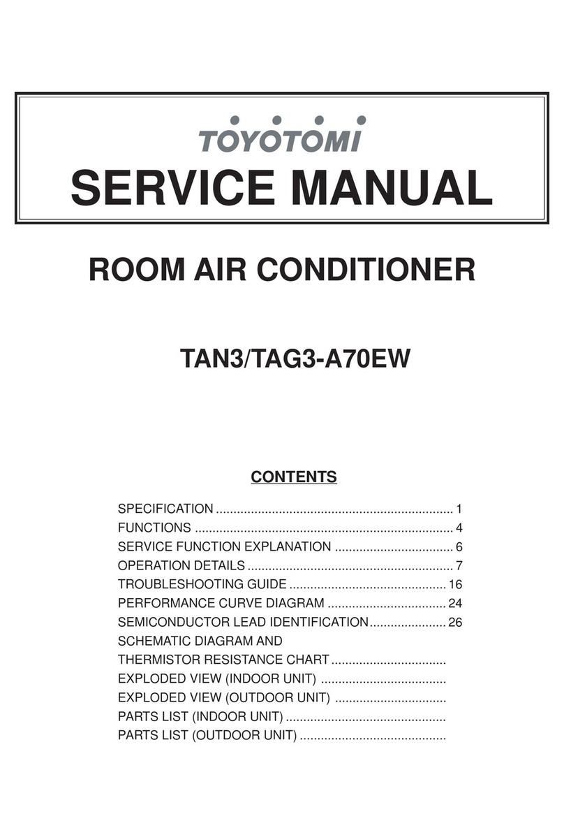 Toyotomi TAN3-A70EW User manual