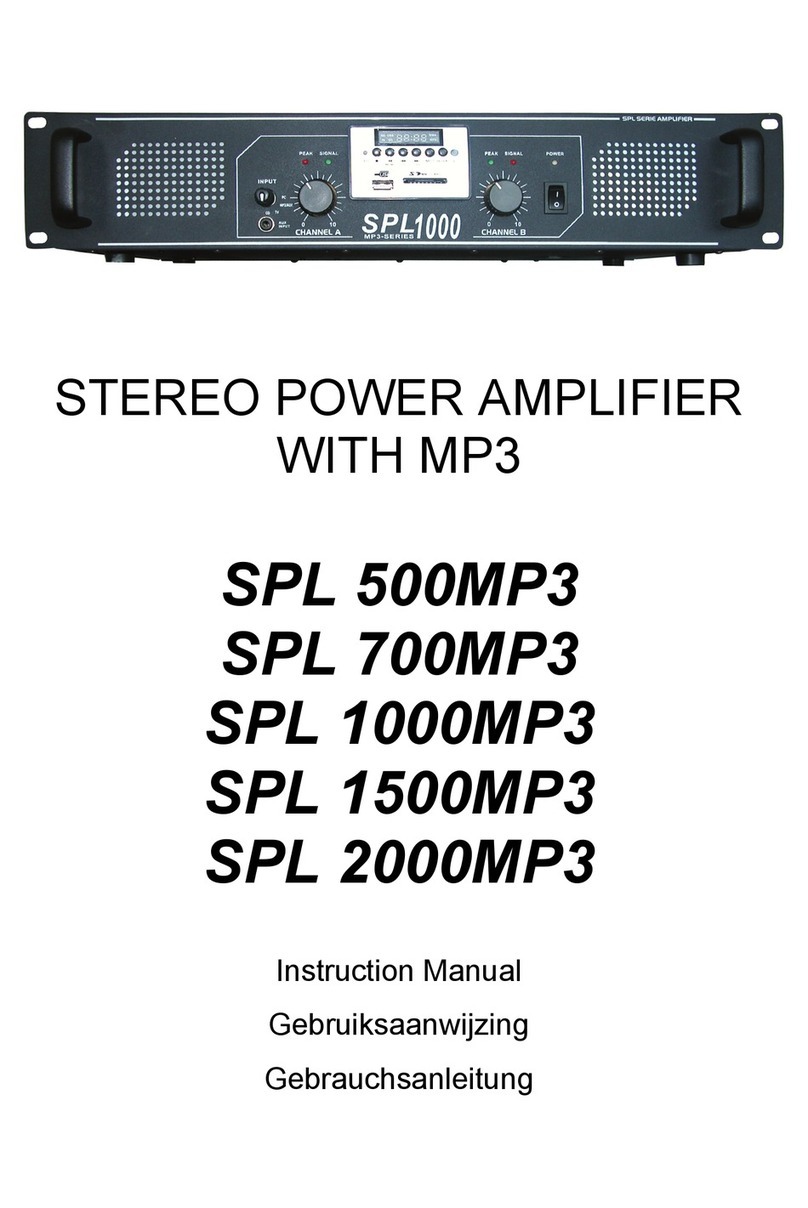 Tronios SPL 2000MP3 instruction manual