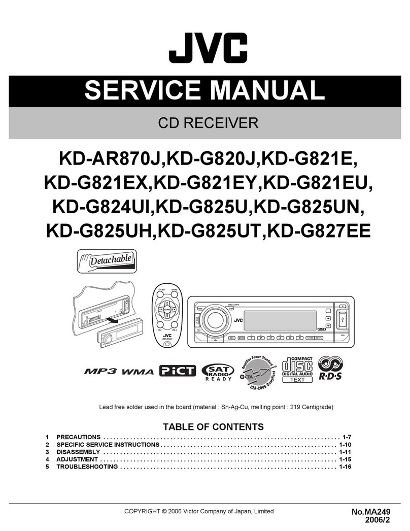 JVC KD-AR870J User manual