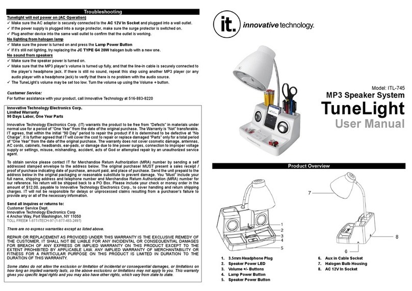 Innovative Technology ITL-745 user manual