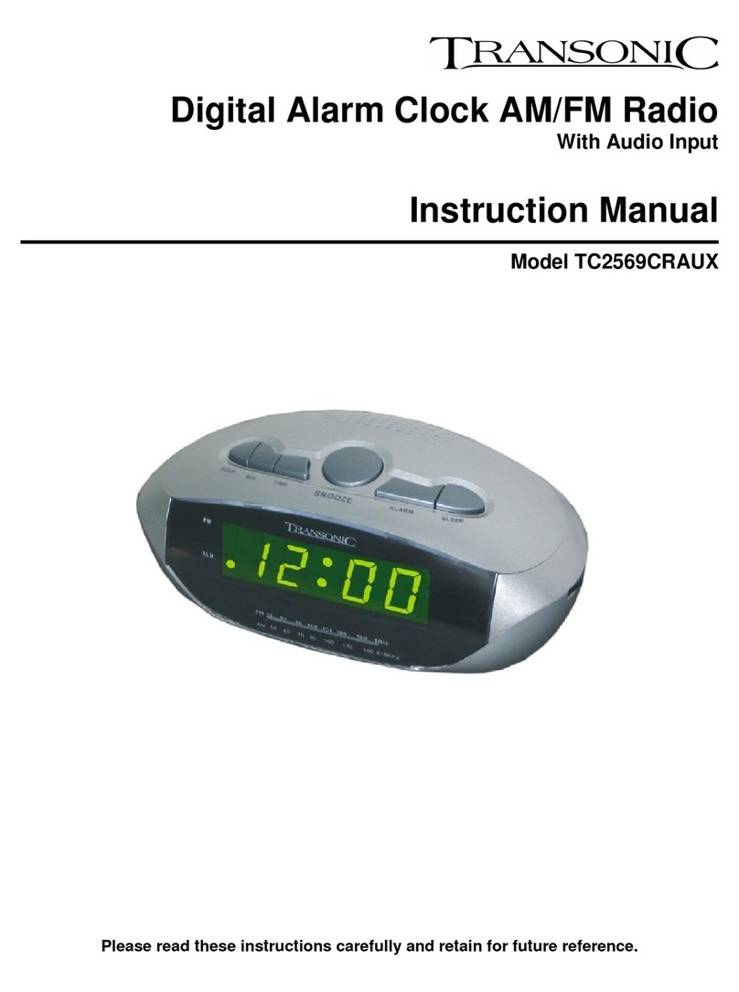 Transonic TC2569CRAUX instruction manual