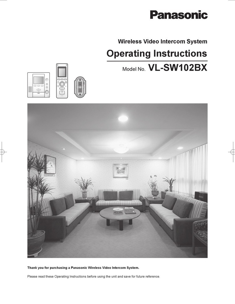 Panasonic VL-SW102BX User manual Panasonic VL-SW102BX User manual