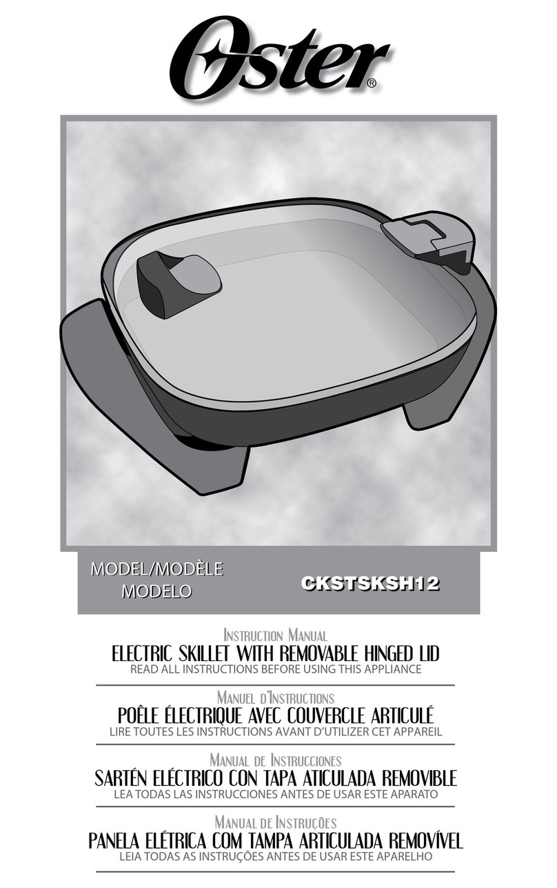Oster CKSTSKSH12 instruction manual