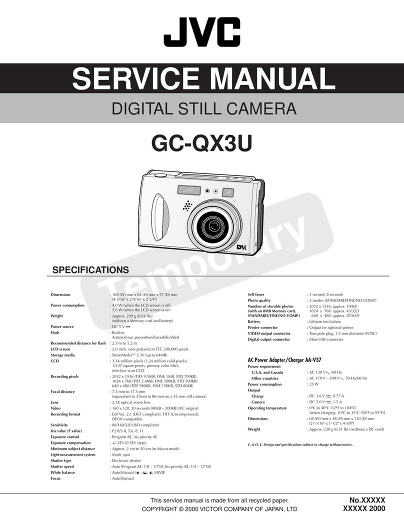 JVC GC-QX3U User manual
