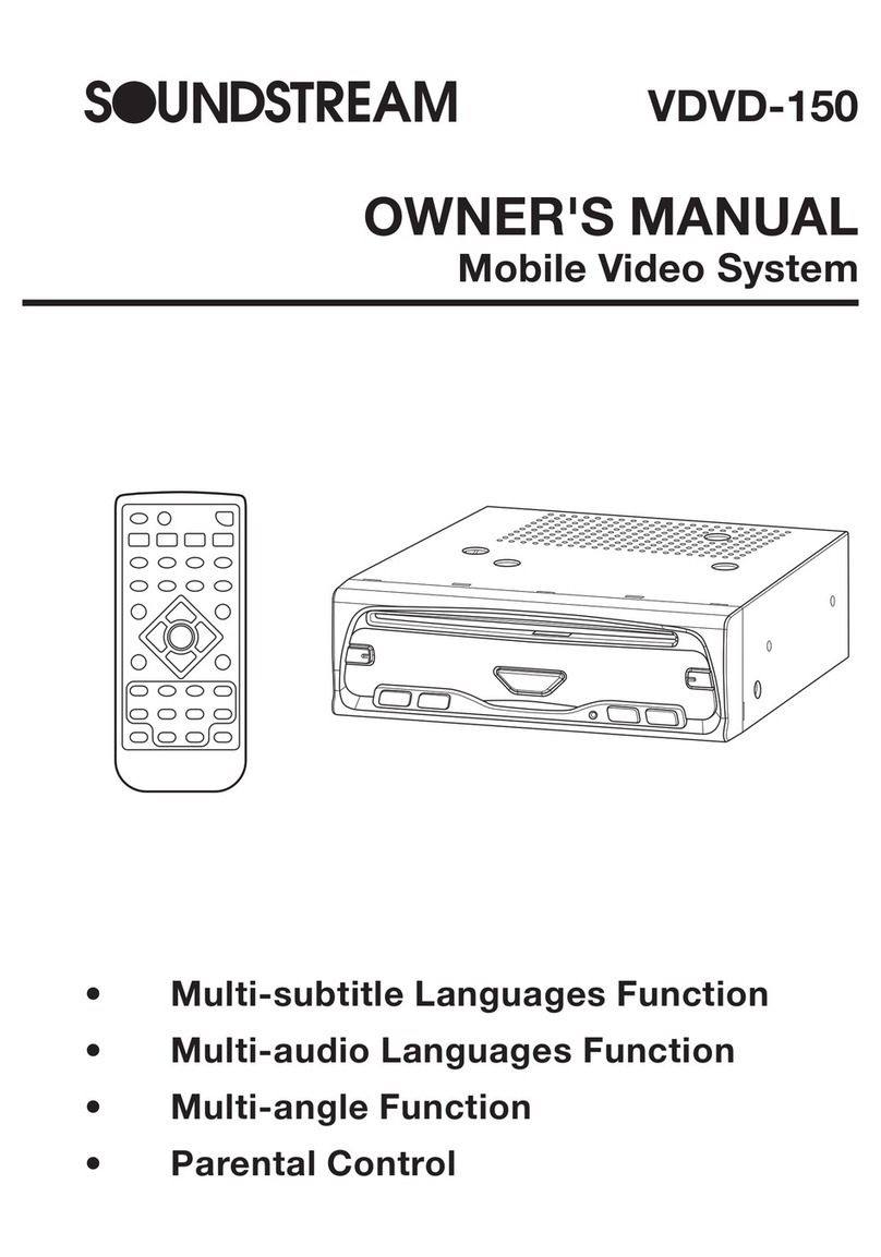 Soundstream VDVD-150 owner's manual