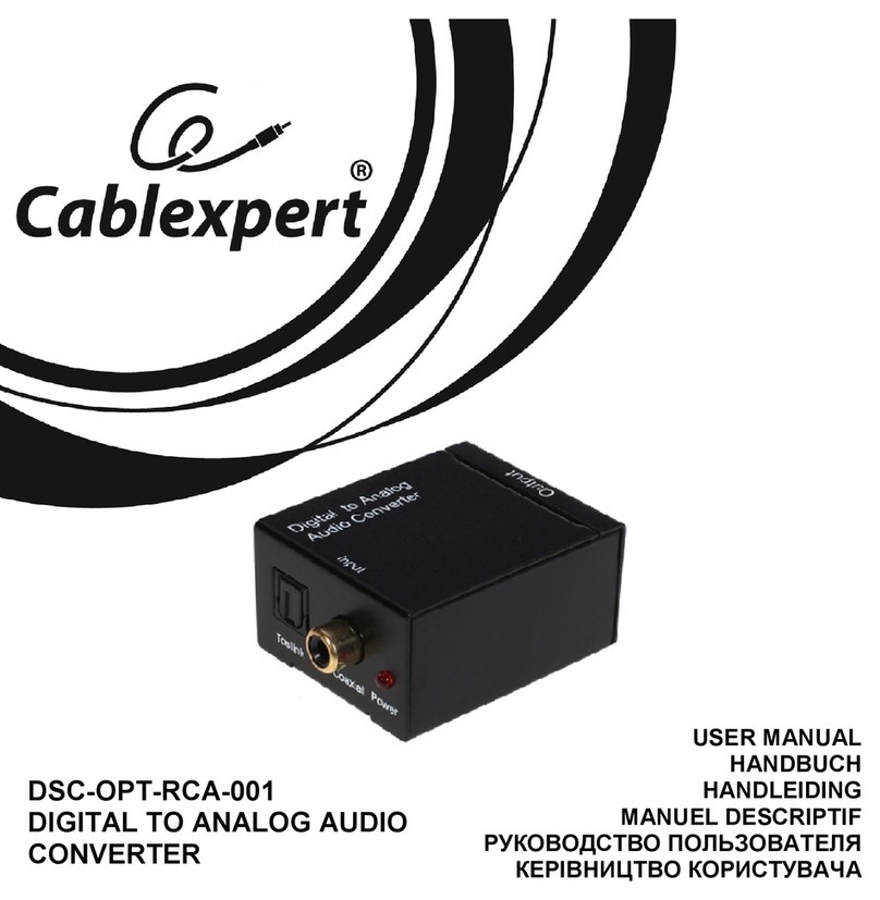 Cablexpert DSC-OPT-RCA-001 user manual