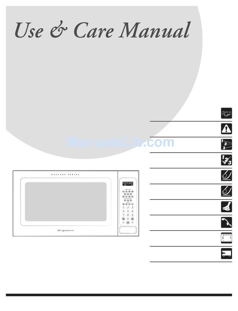 Frigidaire GLMB209 Use & care manual