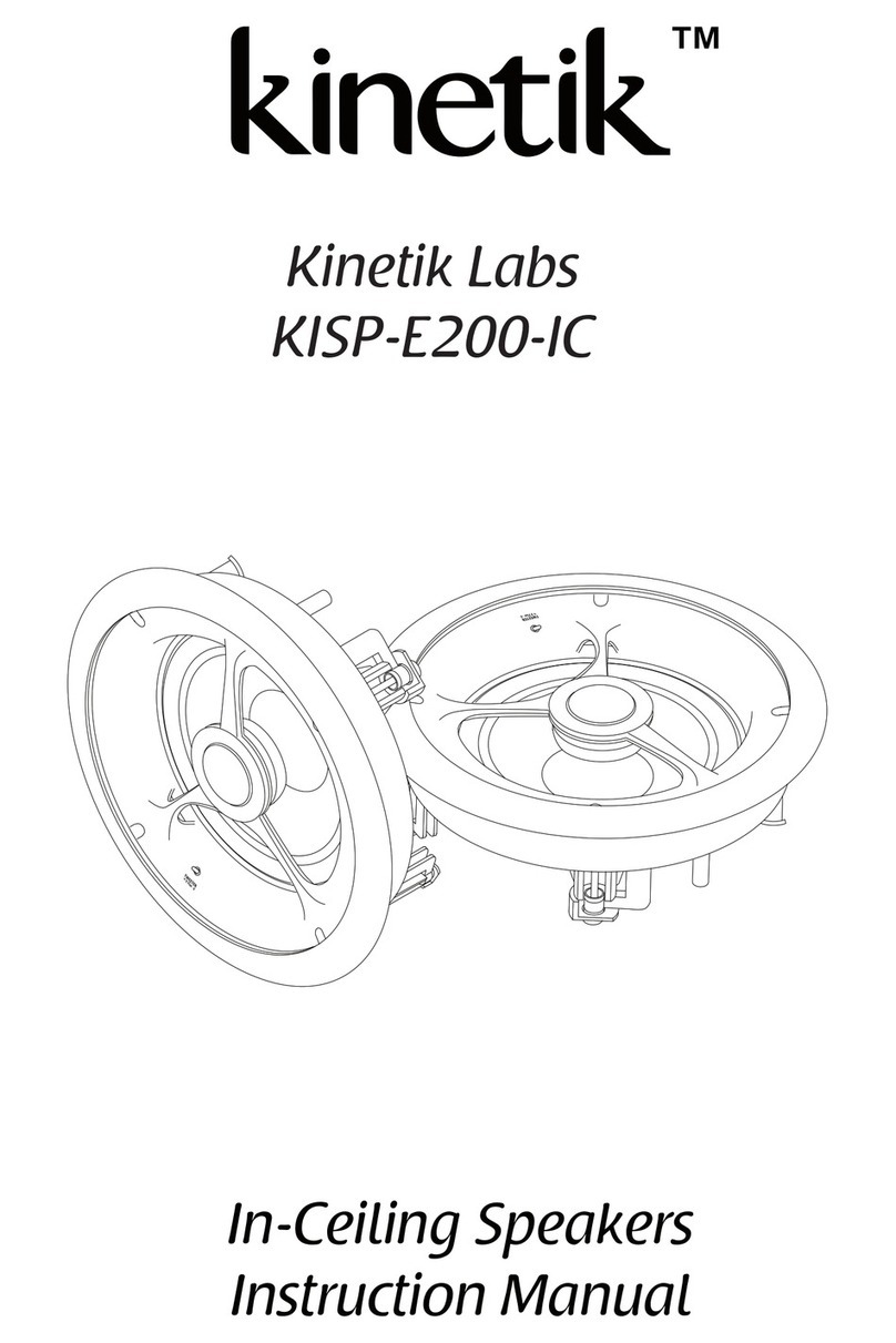 Kinetik KISP-E200-IC instruction manual