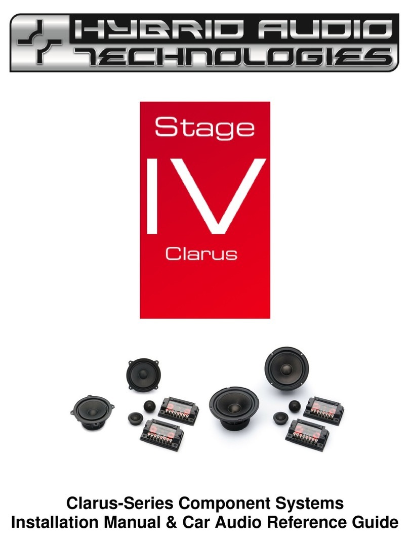 Hybrid Audio Technologies Clarus-Series installation manual