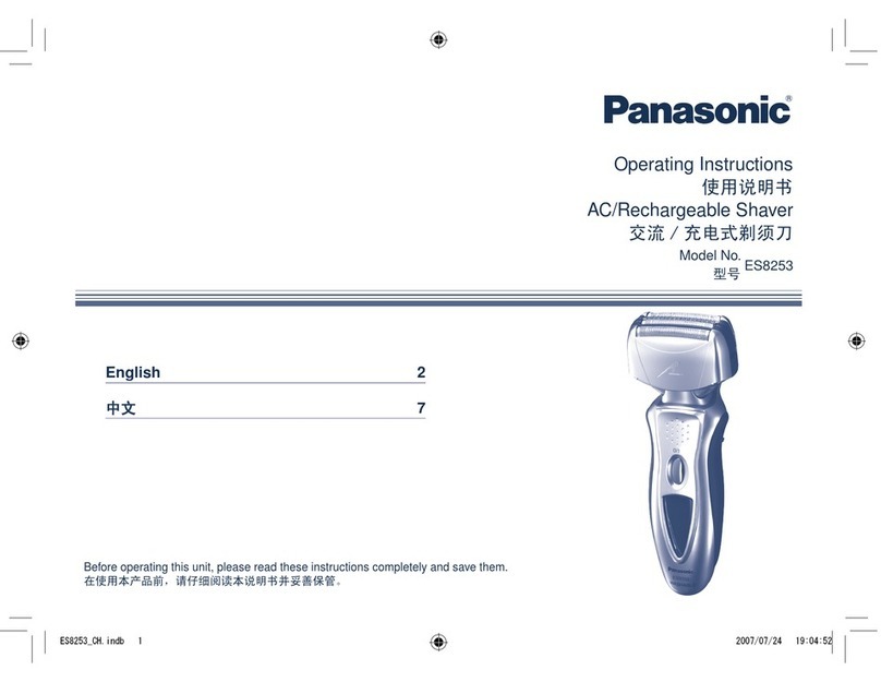 Panasonic ES8253 User manual