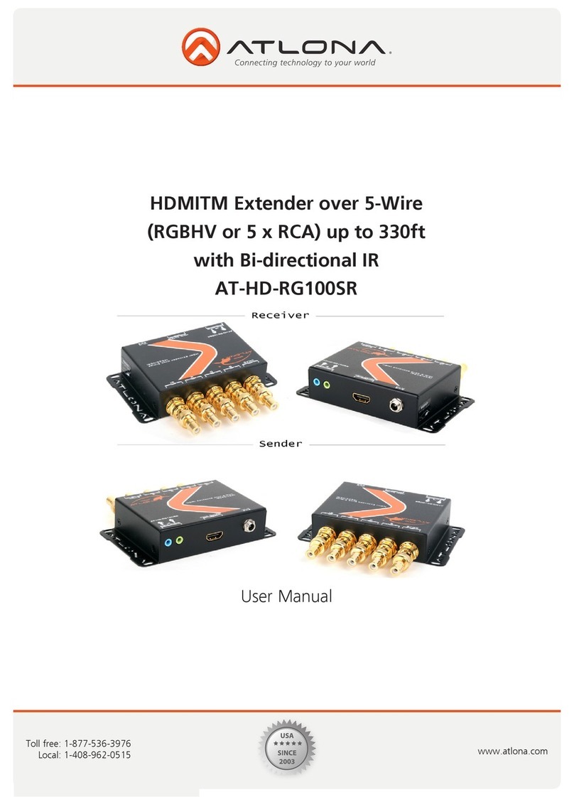 Atlona AT-HD-RG100SR user manual