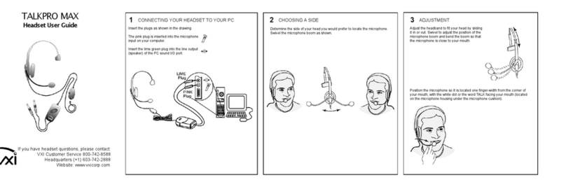 VXI TALKPRO MAX User manual