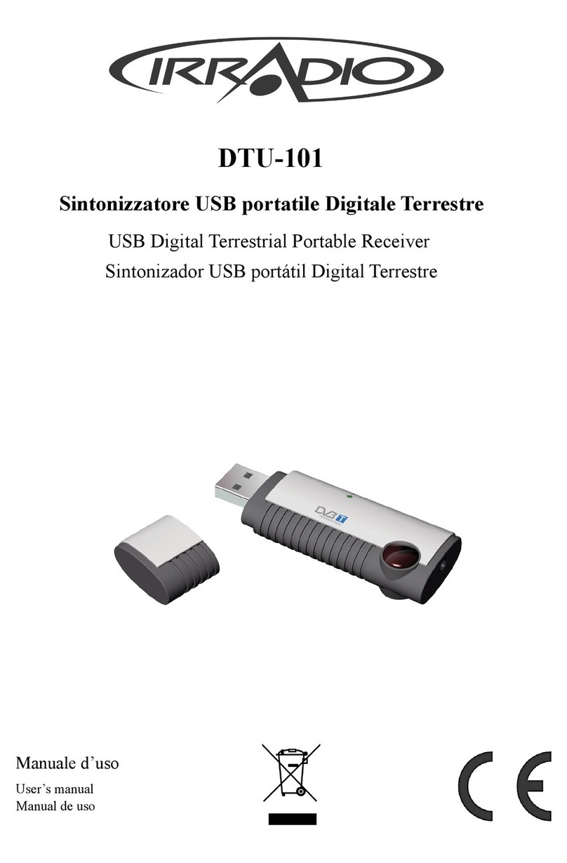 Irradio DTU-101 User manual
