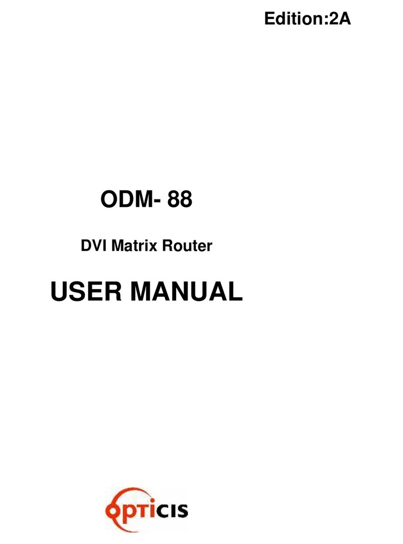 Optics ODM- 88 user manual