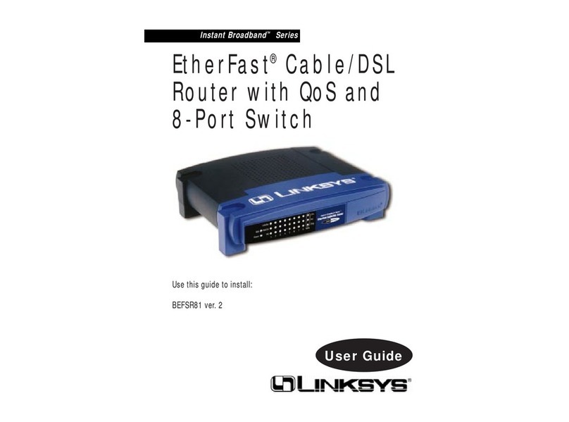 Linksys Etherfast User manual