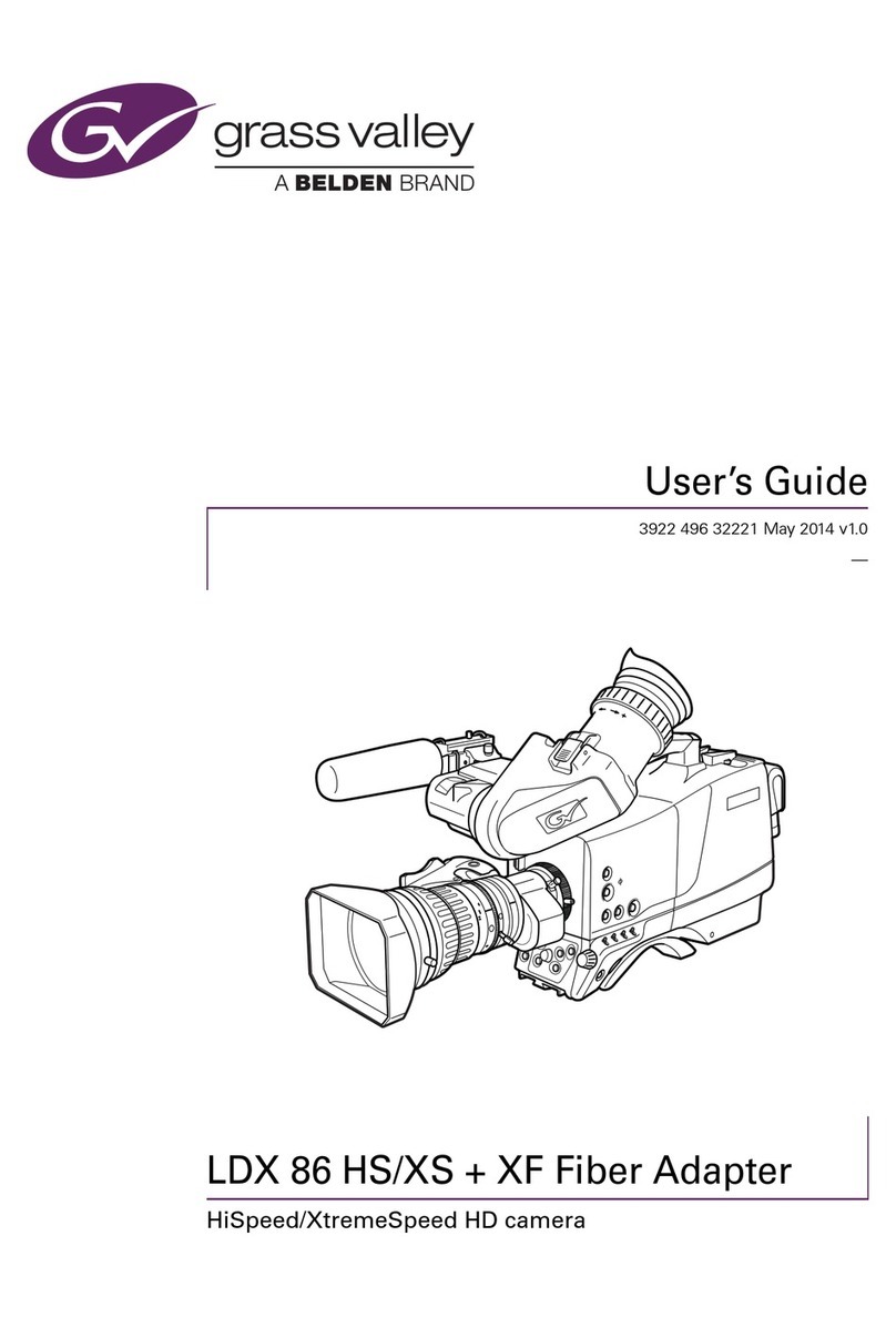 GRASS VALLEY LDX 86 HS/XS + XF Fiber Adapter User manual