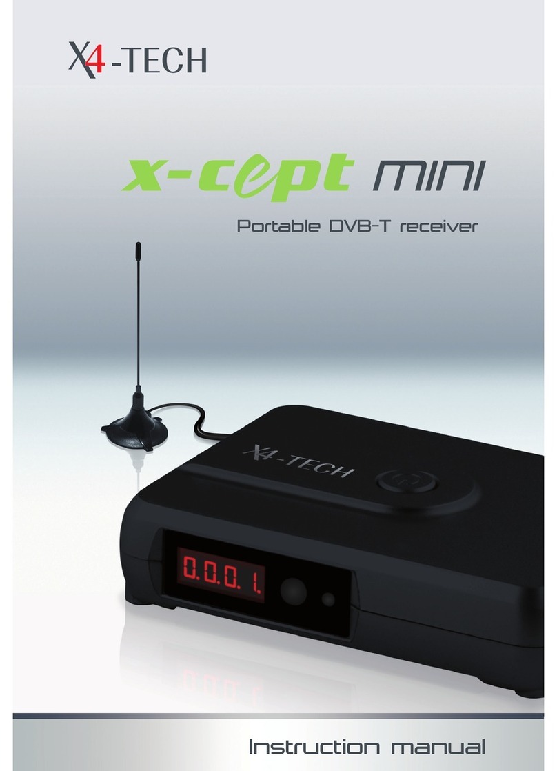 X4-TECH X-Cept Car Mini instruction manual