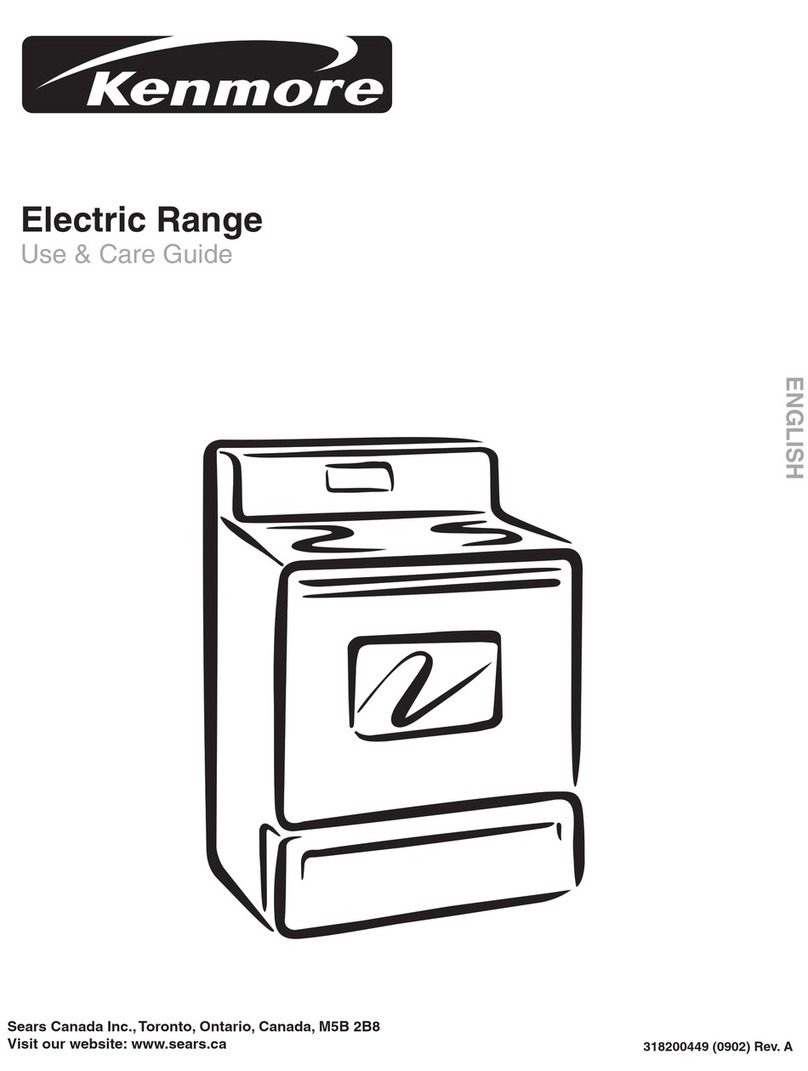 Kenmore 318200449 Use & care guide
