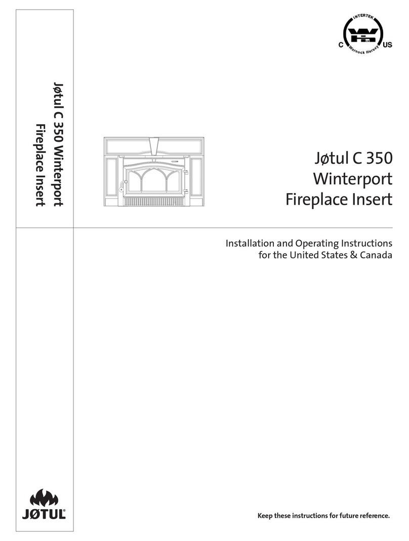 Jøtul C 350 Installation and operating instructions