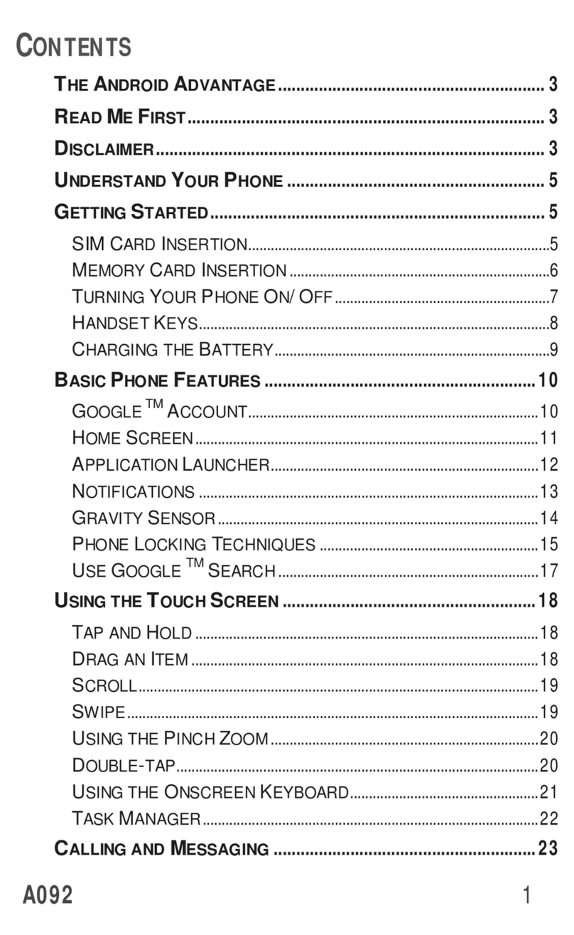 Micromax A092 User manual