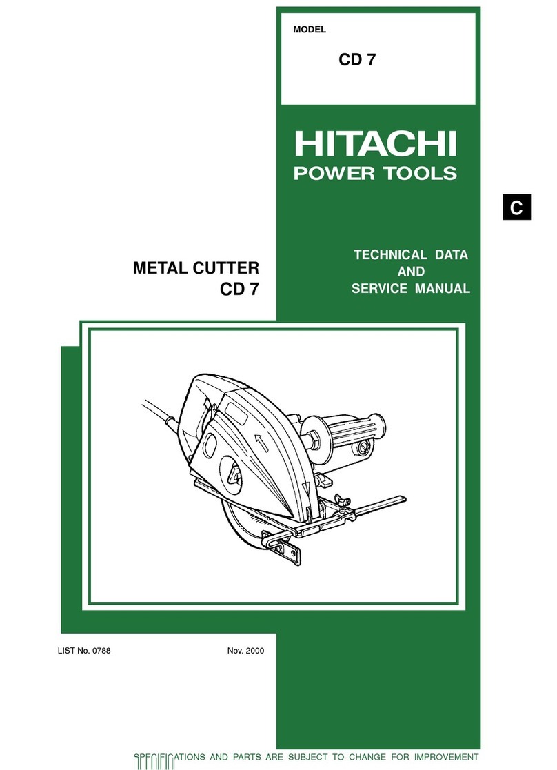 Hitachi CD 7 Manual