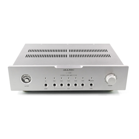 ALLNIC AUDIO L?1500 owner's manual