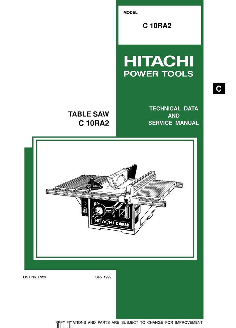 Hitachi C 10RA2 Technical and service manual