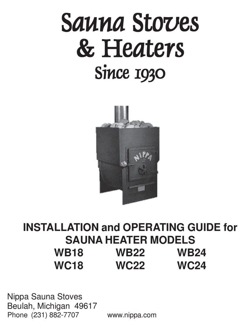 Nippa WB18 Installation and operating guide