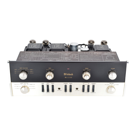 McIntosh MA 230 - SERVICS BULLETINS User manual
