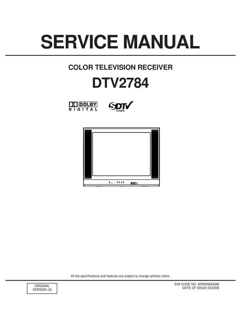 Orion DTV2784 Service manual
