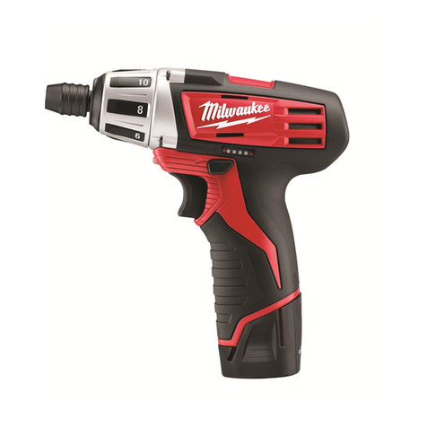 Milwaukee Compact Driver User manual
