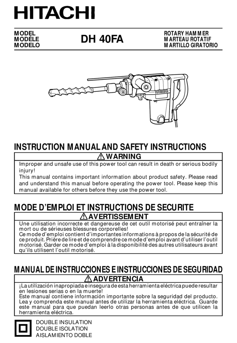 Hitachi DH 40FA Instruction Manual