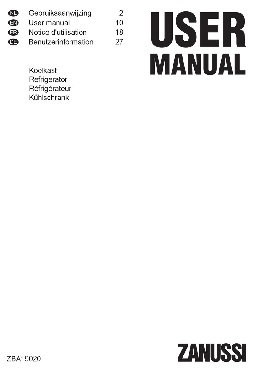 Zanussi ZBA19020 user manual
