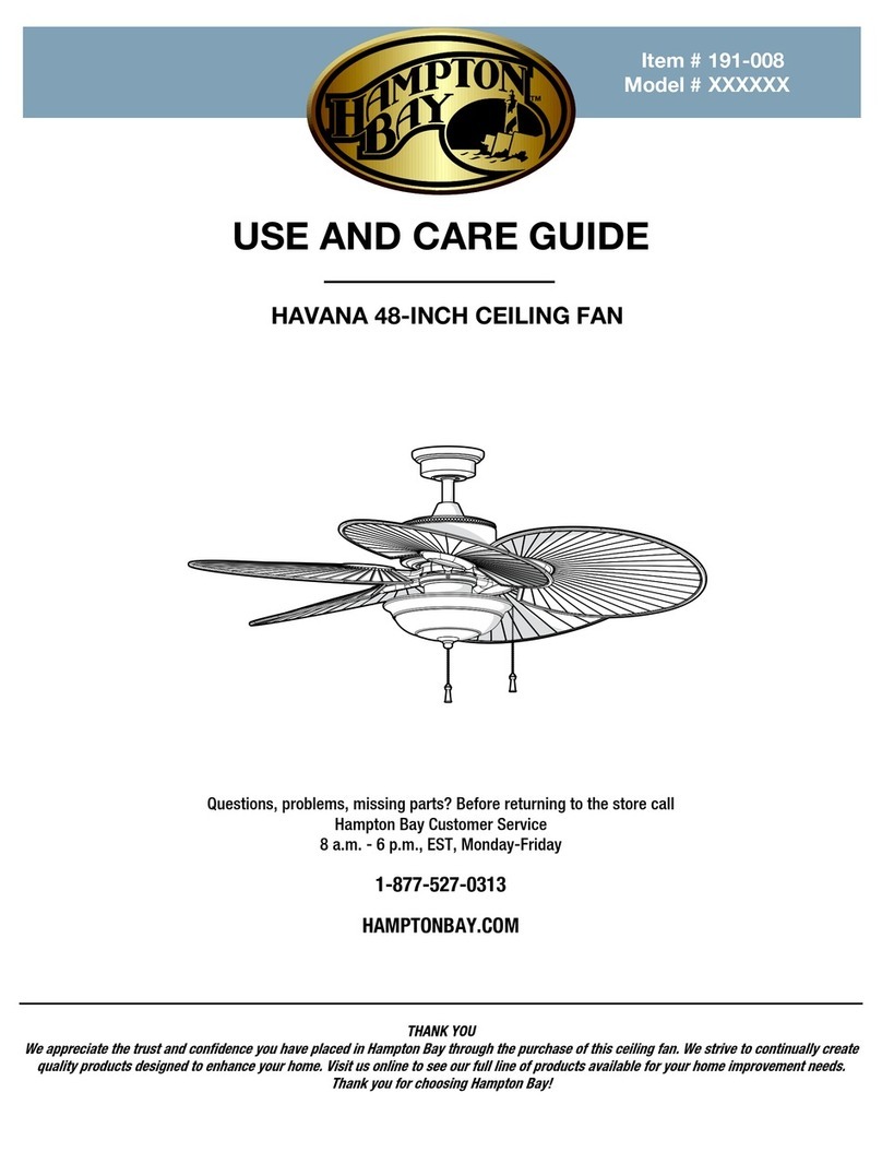 HAMPTON BAY HAVANA User manual