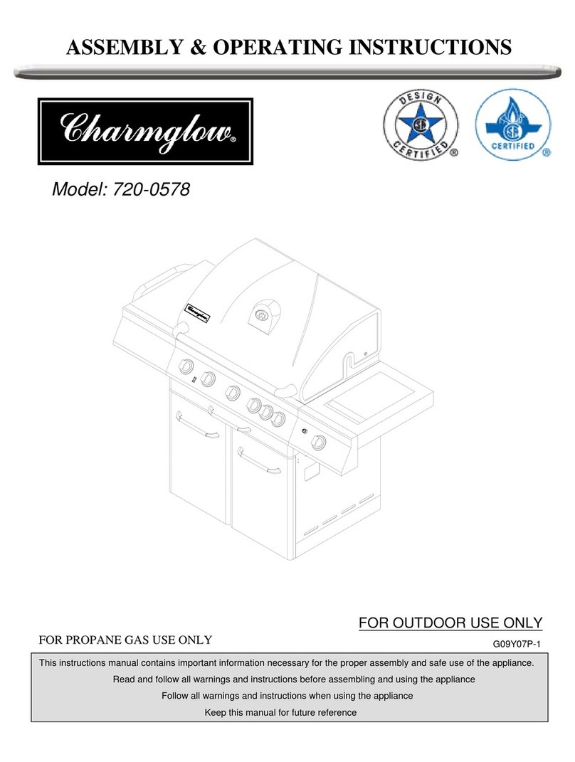 Charmglow 720-0578 Assembly & operating instructions Charmglow 720-0578 Assembly & operating instructions