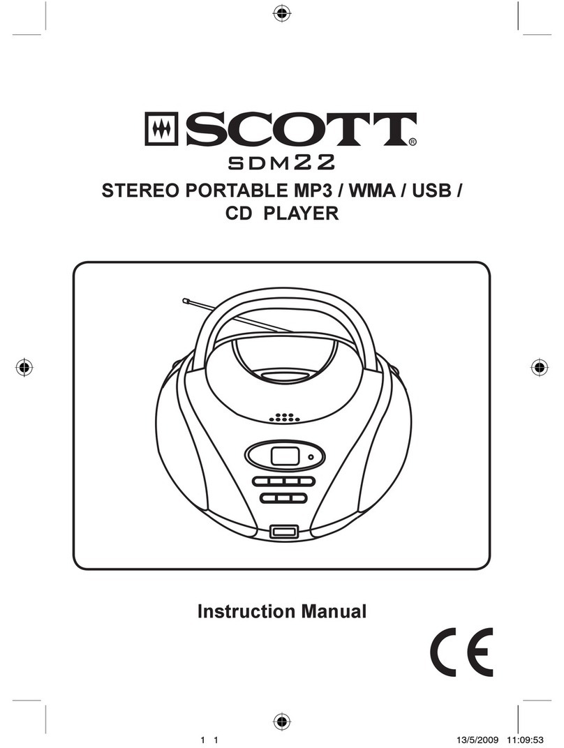 Scott SDM22 User manual