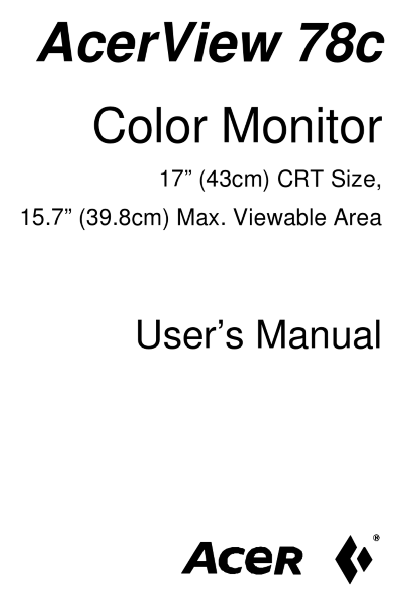 Acer AcerView 78c User manual