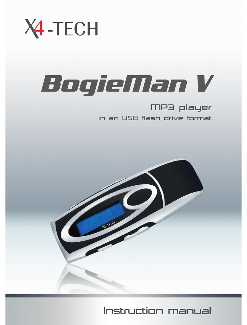X4-TECH BogieMan V User manual