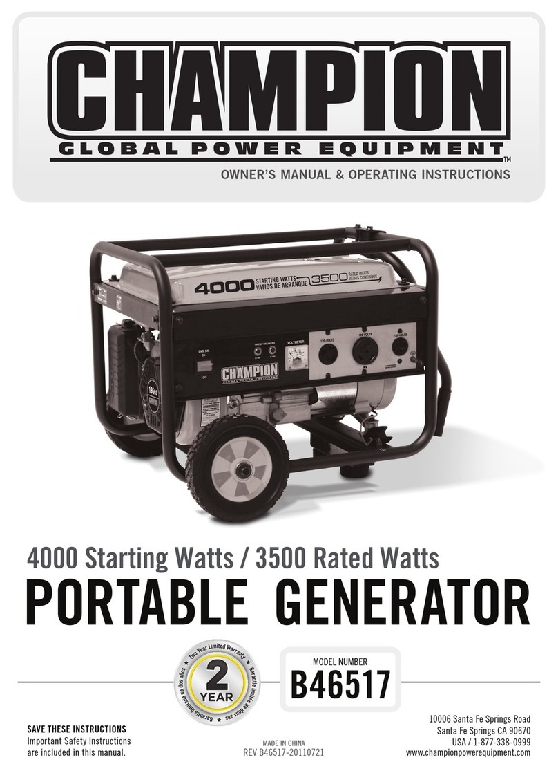 Champion B46517 System manual