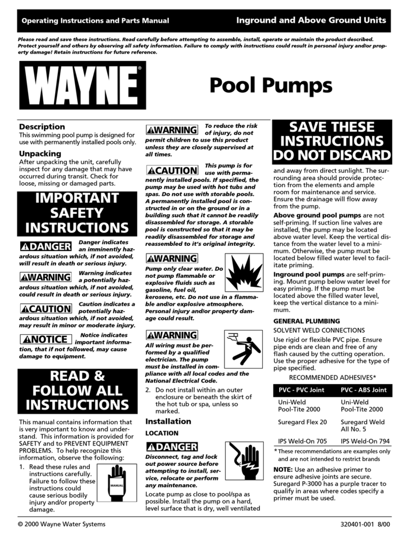 Wayne WIP100 Service manual