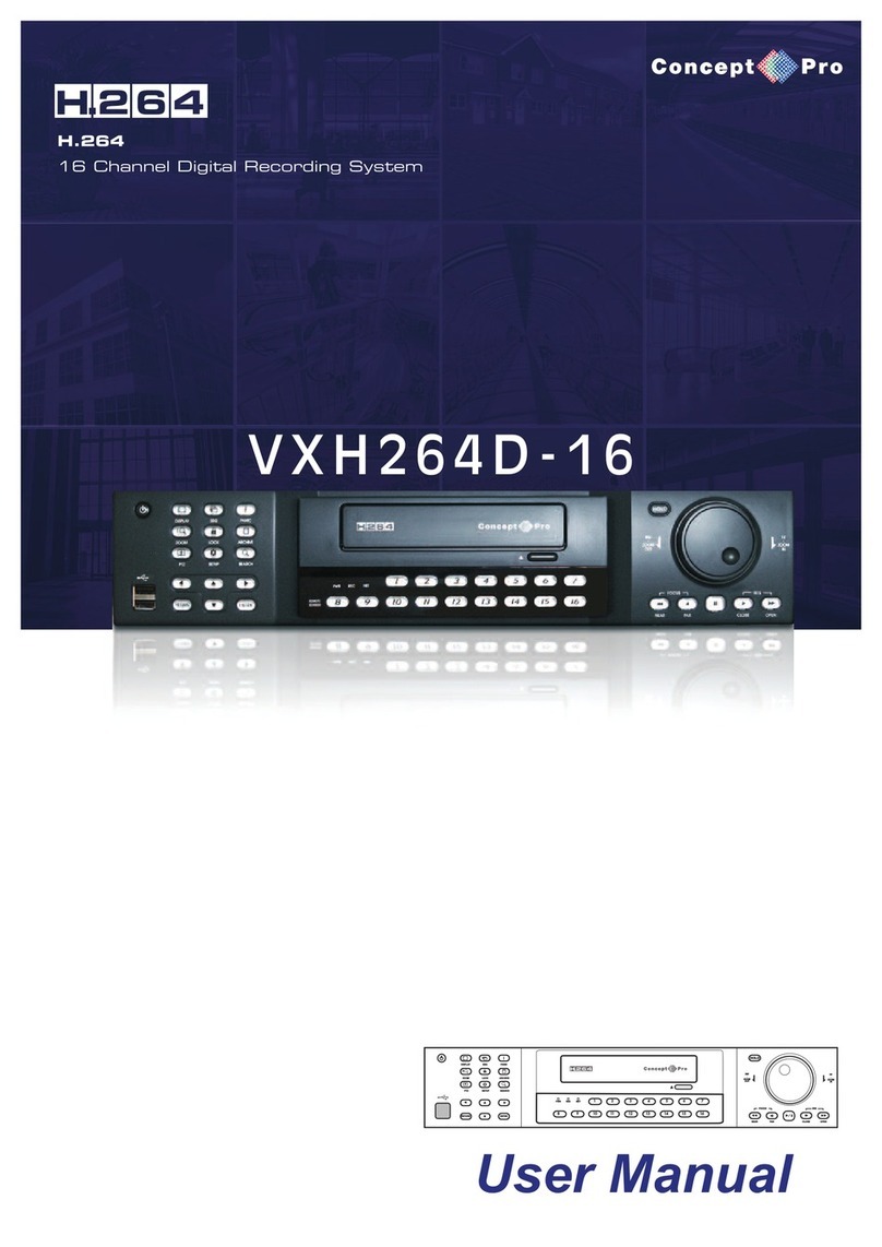 Concept Pro VXH264D-16 user manual