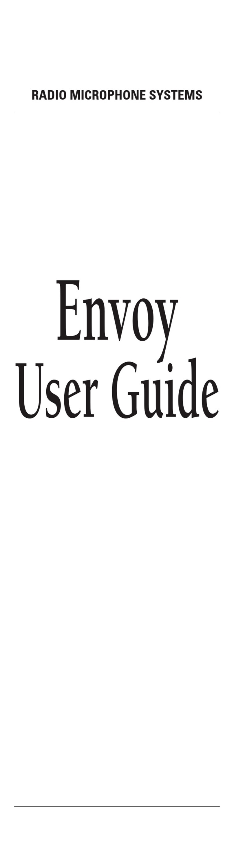 Audio Ltd. Envoy user guide