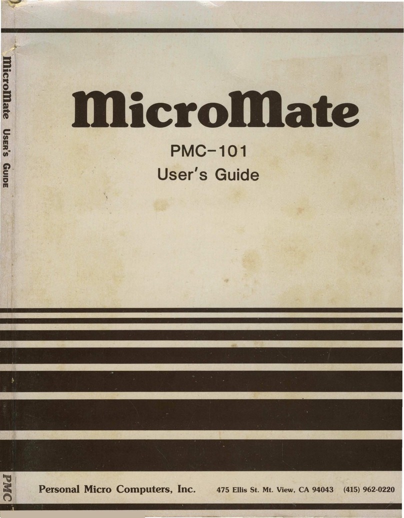 Personal Micro Computers Micromate PMC-101 user guide